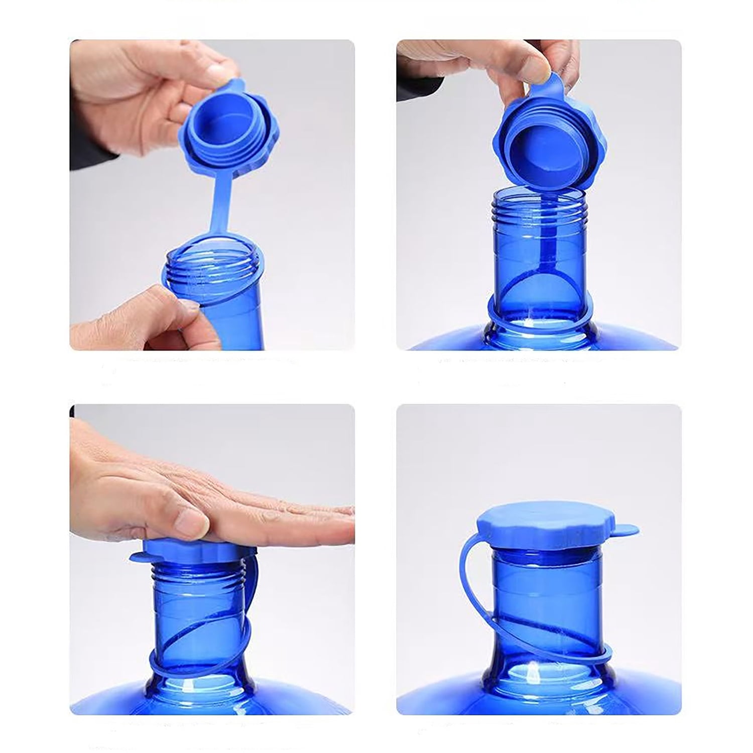 EZ Jug Leakproof Food-Grade Cap for 3-Gallon and 5-Gallon Water Jugs, 2 Pack, EZCAP01