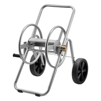 VEVOR Water Hose Reel Cart, 200/300 ft High-Pressure Garden Hose Cart, Hoses Reel Carts with Two Wheels, Handle & Heavy-Duty Mesh Storage Basket, Portable Hoses Reels for Garden Watering, Car Washing