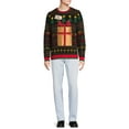 thumbnail image 3 of Jolly Sweaters Men's & Big Men's Ugly Christmas Sweater with Long Sleeves, Sizes S-3XL, 3 of 5