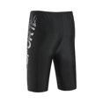 thumbnail image 4 of Ticikt Men's Compression Swim Jammers Elastic Waist Printed Athletic Swim Shorts for Training,Grey, 4 of 7