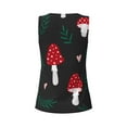 thumbnail image 5 of Gaeub Amanita Mushroom Women's Workout Tank Tops Lightweight Sleeveless Shirts for Women for Athletic Running Tennis Yoga - Small, 5 of 9