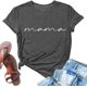 thumbnail image 3 of MKLEKYY Playeras Mujer Camisetas Casuales De Moda Para Mujer, Con Cuello Redondo, Estampadas, De Verano, De Manga Corta, Holgadas E Informales Talla XXXL, 3 of 3