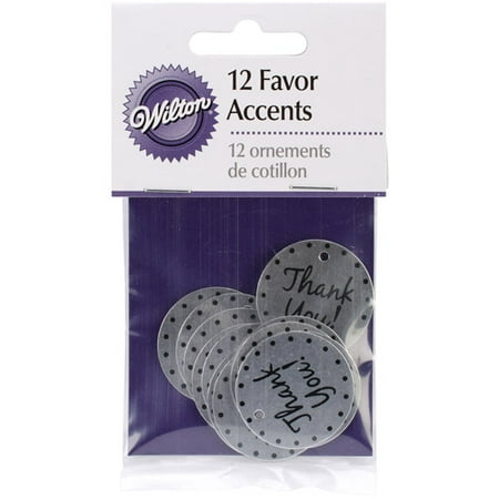 Wilton Thank You Favor Accent Charms, 12 ct. 1006-987