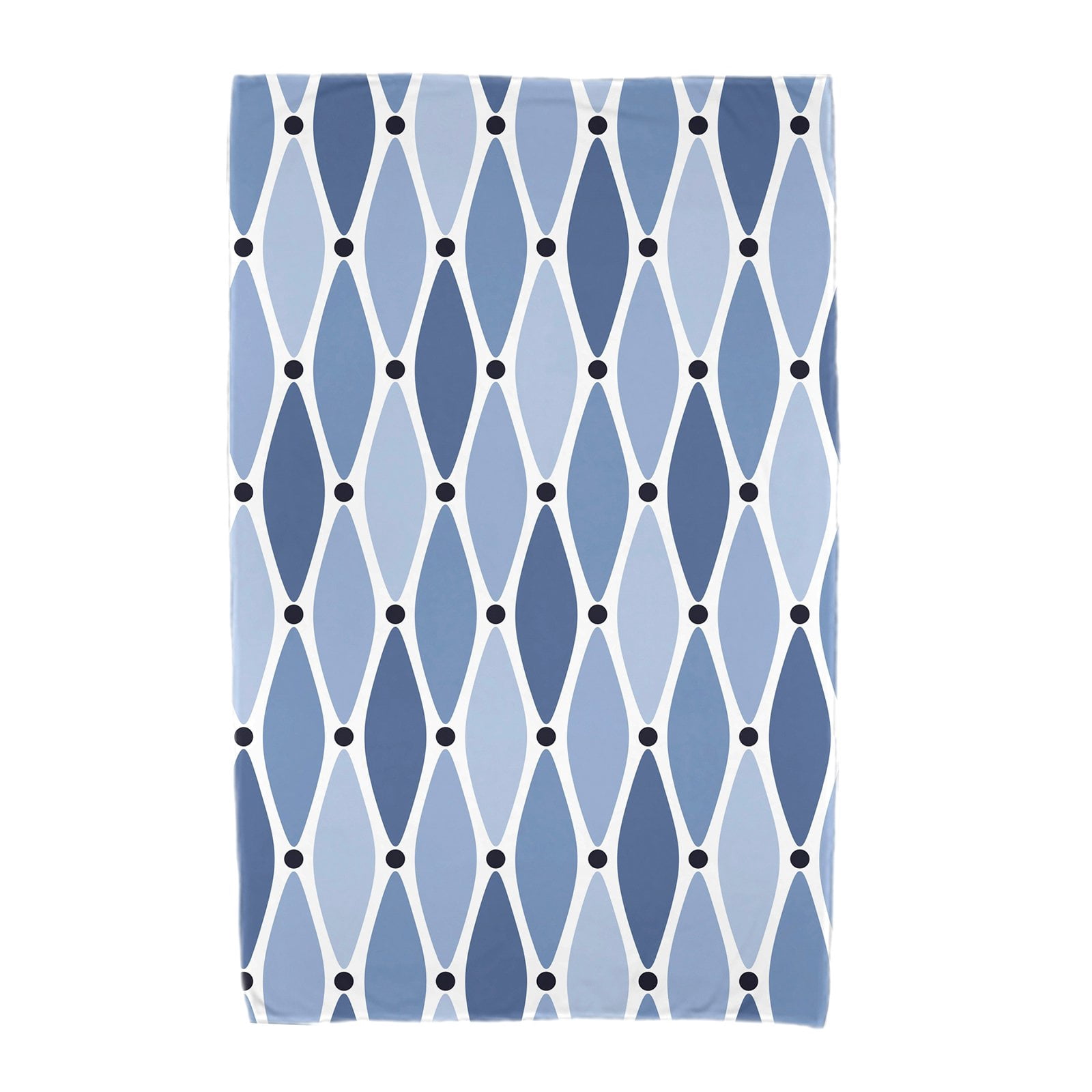 Simply Daisy 30" x 60" Wavy Geometric Print Beach Towel