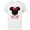 White, variant on Disney Minnie Mouse Mother-in-Law Red Bow Mother’s Day - Short Sleeve Cotton T-Shirt for Adults - Customized-Black