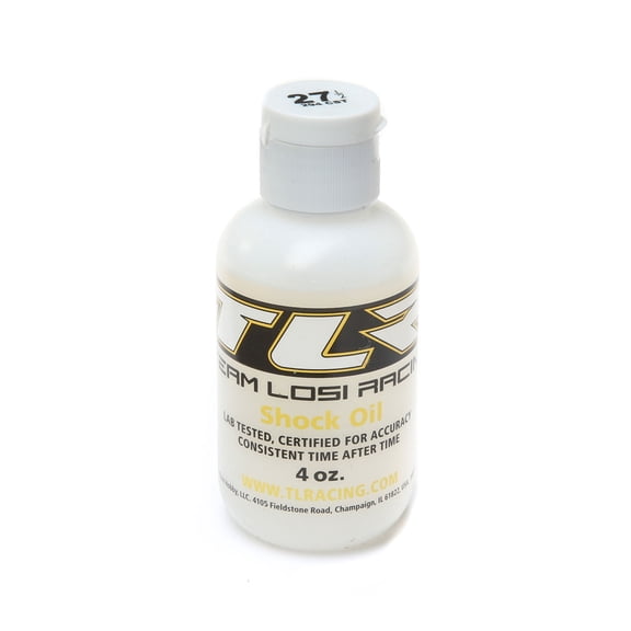 Team Losi Racing SILICONE SHOCK OIL 27.5WT 294CST 4OZ TLR74028 Electric Car/Truck Option Parts