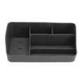 thumbnail image 2 of Organizador de maquillaje de escritorio, organizador de maquillaje de 5 rejillas, caja de almacenamiento de maquillaje con rejilla, caja de almacenamiento de cosméticos, apariencia llamativa, 2 of 12