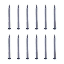 CATIEBYE Masonry Nails for Brick Wall, Carbon Steel Black, 50 Pieces, Construction Fastening Nails