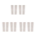 thumbnail image 2 of 6 Pieces Girls Eyebrow Tattoos Stickers Realistic Waterproof Makeup Sticker Girl Cosmetic False Eyebrows Skin Making Up Patch Type 18 Brown, 2 of 6