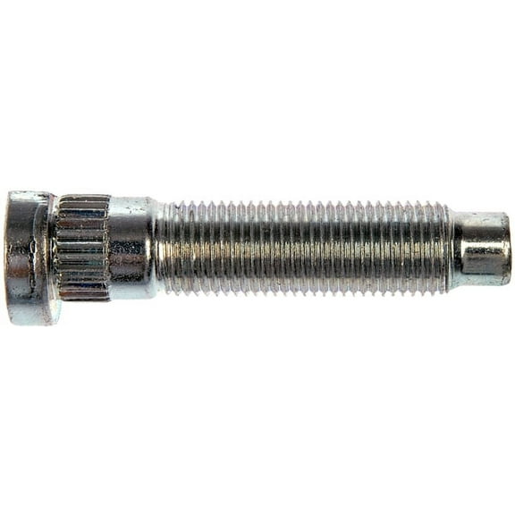 1/2-20 Serrated Wheel Stud With Clip Head - .560 In. Knurl, 2.311 In. Length
