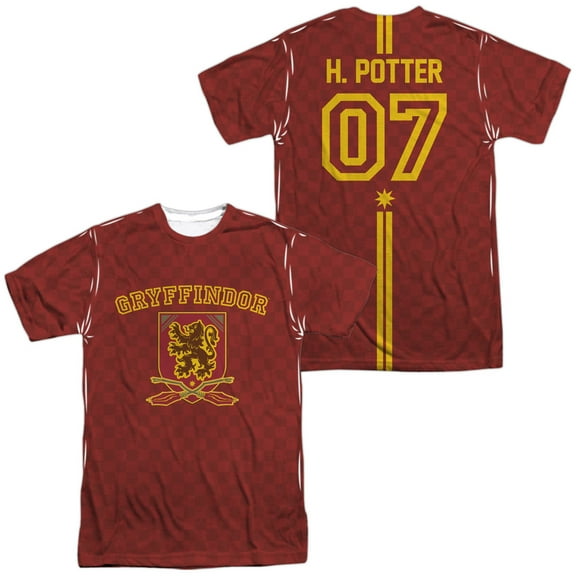 Harry Potter Potter Sweater Unisex Adult Sublimated Costume T Shirt (Front/Back), X-Large Multicolor