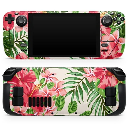 

Design Skinz Compatible Steam Deck Skin Decal Protective Scratch Resistant Cover Dreamy Subtle Floral V1