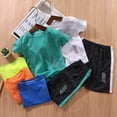 thumbnail image 3 of Adarl Girls Boys Athletic Shorts Set 2 Piece Summer Clothes Outfit Quick Dry Breathable Mesh Tee and Shorts Sizes 1-12 Years, 3 of 5