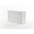 thumbnail image 4 of NovaSolo Buffet with 4 Doors 3 Drawers Skansen Solid Wood in White, 4 of 23
