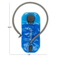 thumbnail image 4 of Outdoor Products 2 Liter Insulated Hydration Reservoir Gel Bladder for Hydration Backpacks, Blue, 1, Backpacking, 4 of 9