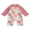 Pink Floral, variant on BemeyourBBs Toddler Baby Boy Girl Swimsuit Newborn Tree Floral Shark Swimsuits UPF 50 Rash Guard One Piece Zipper Swimwear Short Sleeve Summer Beach Bathing Suit