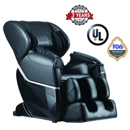 Zero Gravity Full Body Electric Shiatsu FDA Approved Massage Chair Recliner with Built-In Heat Therapy and Foot Roller Air Massage System Stretch (Inada Sogno Dreamwave Massage Chair Best Price)