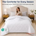 thumbnail image 7 of Loomsnest Diamond Quilted Comforter Full/Queen Duvet Insert, All Season, Soft, Lightweight, Down Alternative Reversible Comforter (White), 7 of 7