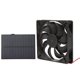 thumbnail image 3 of Ventilador alimentado con paneles solares Bling Bling Kit de ventilador para exteriores, 3 of 12