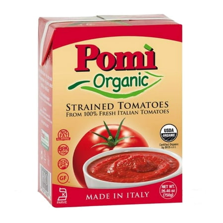 Pomi Organic Strained Tomatoes 26.46 oz. (Pack of (Best Organic Canned Tomatoes)