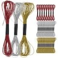 Dytern DIY 36 Rolls of Embroidery Thread Metallic Embroidery Floss