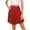 Red, variant on Womens Classic Daily Elegant Casual Mini Skirt Elastic Waist Skirt Plaid Skirt plus Size Leather Midi Skirt plus Size Jean Skirt Twin Bed Skirt Anime Skirt Athletic Skirt with Leggings Women's