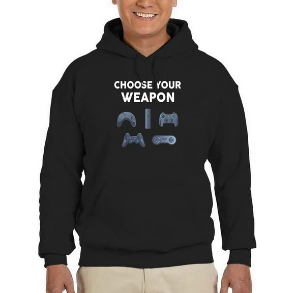 Choose A Weapon Men Hoodie, Male 3X-Large