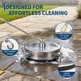 thumbnail image 6 of Garvee 16.5" Pressure Washer Surface Cleaner, Stainless Steel Pressure Washer Attachment with Extension Wands for Driveway Patio Concrete Cleaning, 6 of 7