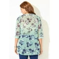 thumbnail image 2 of Catherines Women's Plus Size Petite Y-Neck Half Placket Blouse, 2 of 6