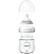Philips Avent Natural Baby Bottle, Clear, 4oz, 3pk, SCF010/37
