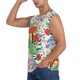 thumbnail image 3 of Fotbe Mushroom and Frogs Men's Camiseta sin Mangas Estampada para Hombres, Playera Casual para Gimnasio, Entrenamiento, Playa-3X-Large, 3 of 7