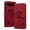 Red, variant on ELEHOLD Case for Google Pixel 6a, Premium PU Leather Wallet Flip Case Folio Cover with Card Holder Kickstand,Red