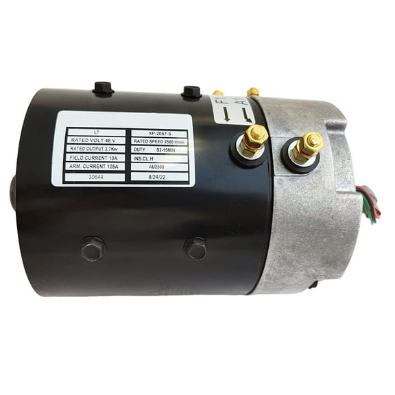 Compatible with SepEx Motor ZQS48-3.7-T-GN 103572501 1035725-01 102240102 3.7 KW Electric Vehicle Club Car Golf Cart 48V DC XP-2067-S Electric Drive Motor