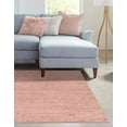 thumbnail image 2 of Agro Richer Pink Dye Rectangle Jute Area Rugs for Living, Carpet for Kitchen outdoor & Indoor (4x10" Feet), 2 of 5