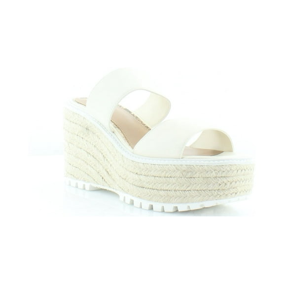 Sam Edelman Luca Women's Sandals & Flip Flops Ivory Leather Size 8 M