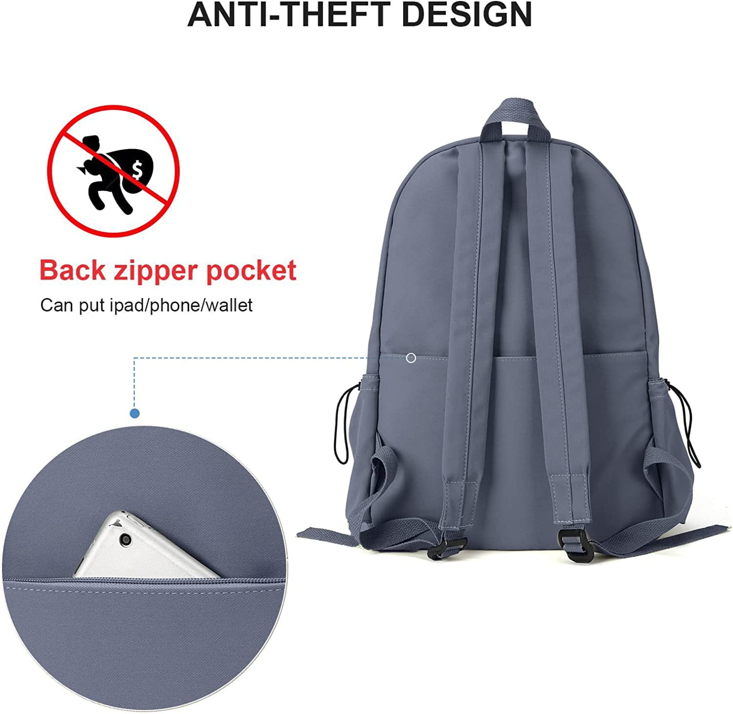 Black Walmart School Backpack, Water Resistant, 14 Inch Laptop Bag,  Lightweight for College, Work, Travel - Walmart.com