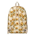 thumbnail image 3 of Trendy Flowers Print Backpack Gift Roomy School College Bookbag with Laptop Sleeve Sturdy Everyday Backpack for Students Professionals, 3 of 5