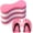 Pink, variant on 3 Pcs Swim Training Pull Buoy Hand Paddles Set Include 1 Buoy 2 Hand Paddles with Adjustable Straps Swim Training Equipment Kit for Adults