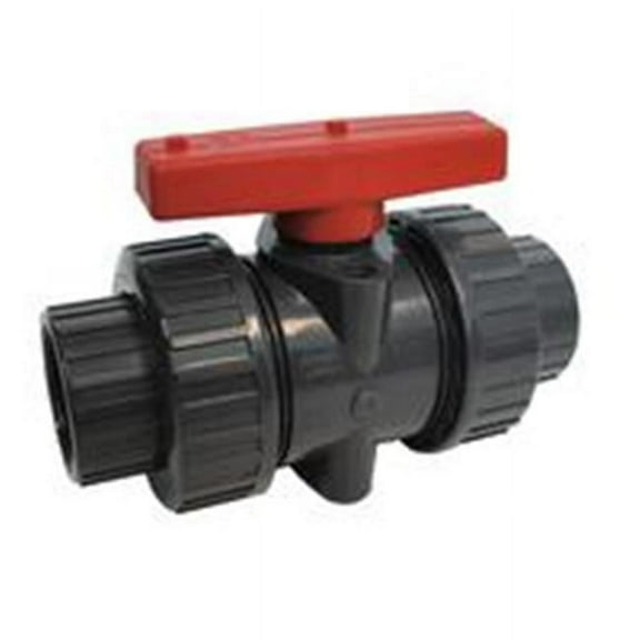 American Granby ITUV100SE 1 in. Socket True Union Ball Valve PVC - Gray