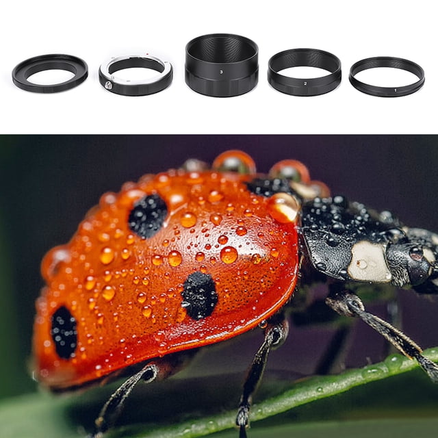 Tubo Adaptador De Extensión De Primer Plano, Anillo Adaptador De Lente Macro Negro, Electrónica De Consumo De Cámara Sin Espejo Para Cámara Sin Espejo E Mount Accesorio De