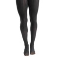 thumbnail image 2 of Secret Treasures Women's Opaque Cable Tight, 2 Pair, 2 of 4