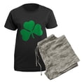 thumbnail image 5 of CafePress - Clover Women's Dark Pajamas - Women's Short Sleeve Print T-Shirt and Pants Dark Cotton Pajama Set, 5 of 7