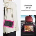 thumbnail image 5 of For Samsung Galaxy Tab A8 Case 10.5 inch, 360 Rotating Shockproof Cover with Stand, Screen Protector, Shoulder Strap (2022, SM-X200/X205/X207), Rose, 5 of 7