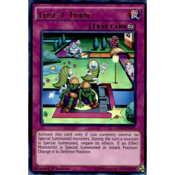 Yu-Gi-Oh Crossed Souls Single Card Ultra Rare Lose 1 Turn CROS-EN075