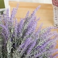 thumbnail image 4 of XMMSWDLA Artificial Flowers with Silk Flocked Fake Lavender Plant for Wedding Home Table Centerpiece Decor-Pack Of 2 Artificial Lavender Flowers Mom Birthday Gifts, 4 of 4