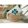 thumbnail image 5 of Simply Daisy 14 in x 20 in Modern and Contemporary Blue and White Floral Polyester Decorative Lumbar Pillow, 5 of 5