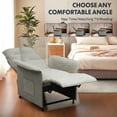 thumbnail image 5 of FLEXISPOT Single Motor Electric Recliner Chair for Adults,Electric Small Home Theater Seating Lounge Single Sofa,Chenille Upholstered,Beige, 5 of 9