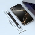 thumbnail image 3 of USB C To USB C 240W Fast Charging Cable 0.15m Braided Nylon Suitable For Laptops Tablets 8K60Hz 80Gbps Data Transfer, 3 of 4