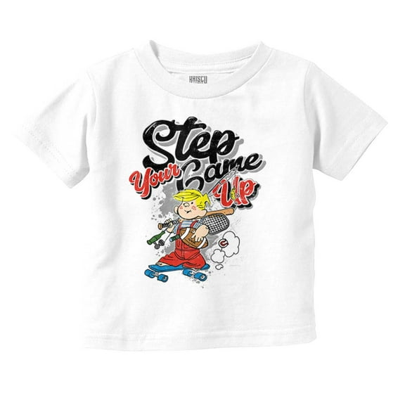 Dennis The Menace Step Your Game Up Youth T Shirt Tee Boys Infant Toddler Brisco Brands 6M