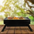 thumbnail image 4 of OUNONA Foldable Charcoal Grill Compact Mini Charcoal Grill 1Pcs, 4 of 8